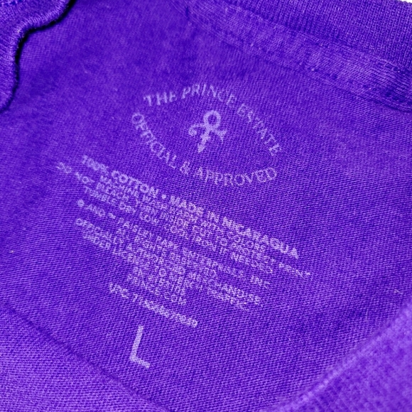 Prince Estate Original & Approved - Purple Rain Movie Art T-shirt Unisex Large - Picture 3 of 3